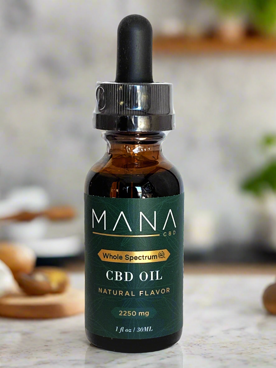 2,250 mg CBD Tincture - Whole Spectrum CBD