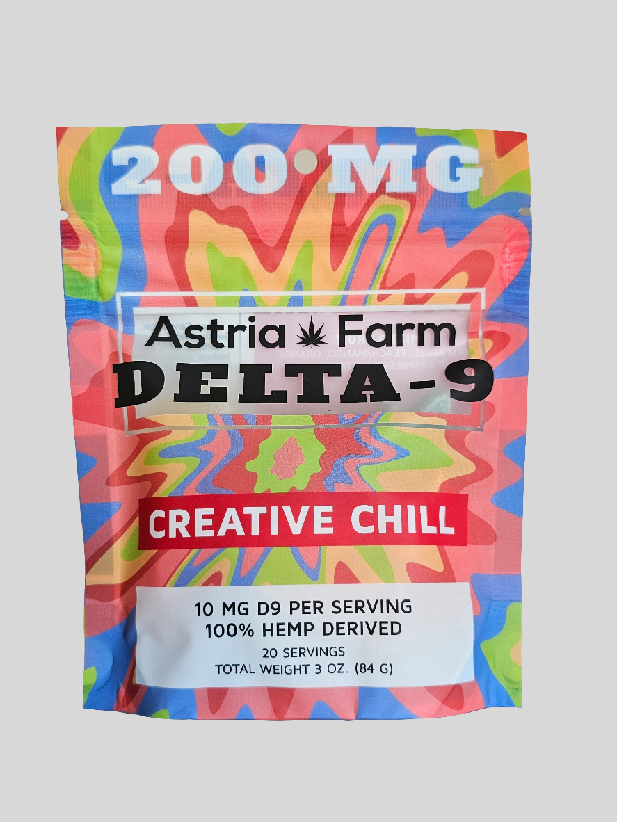 Astria Farm - Creative Chill - 200 mg Delta-9 THC Gummies - 20 ct