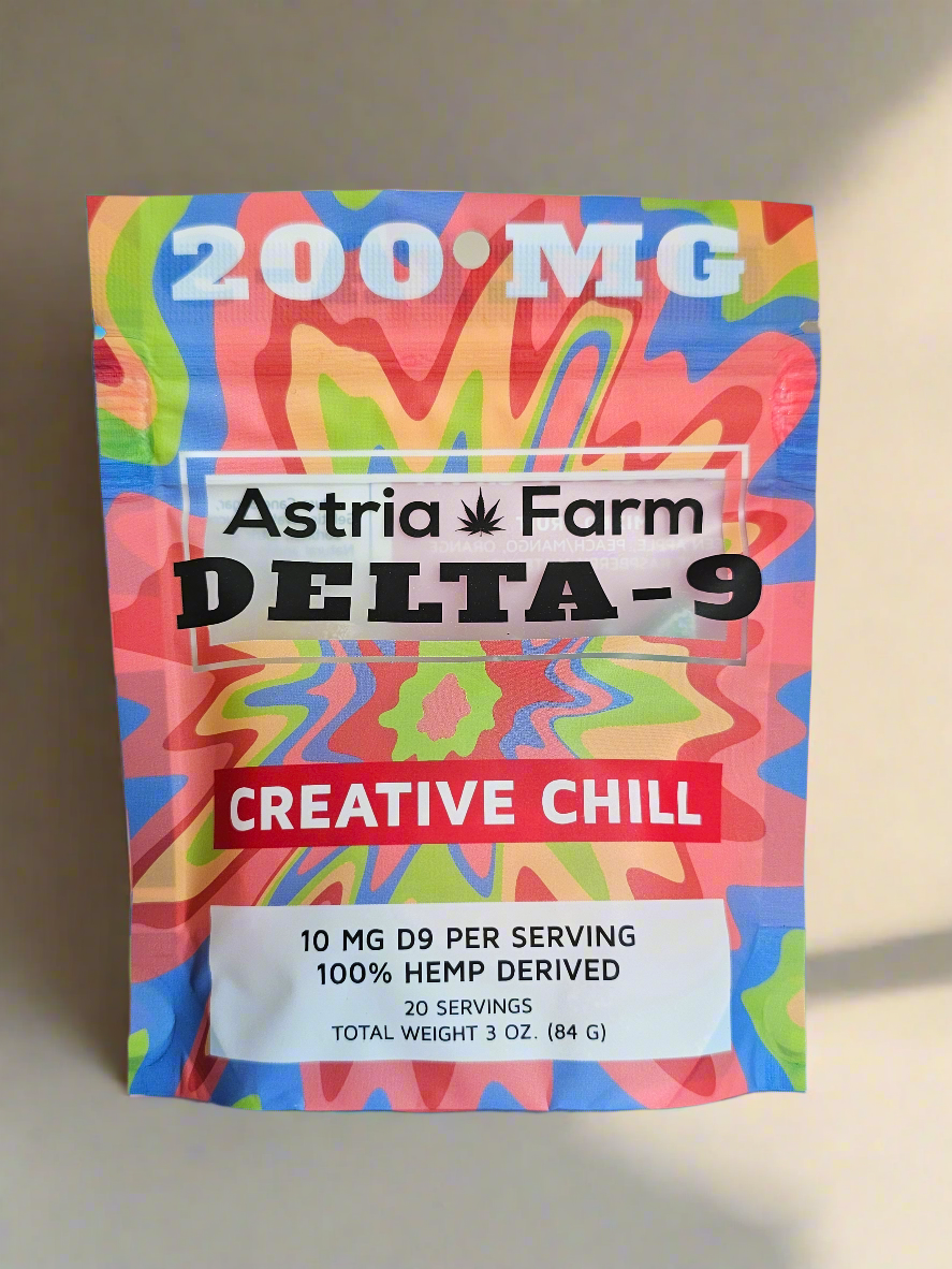 Astria Farm - Creative Chill - 200 mg Delta-9 THC Gummies - 20 ct