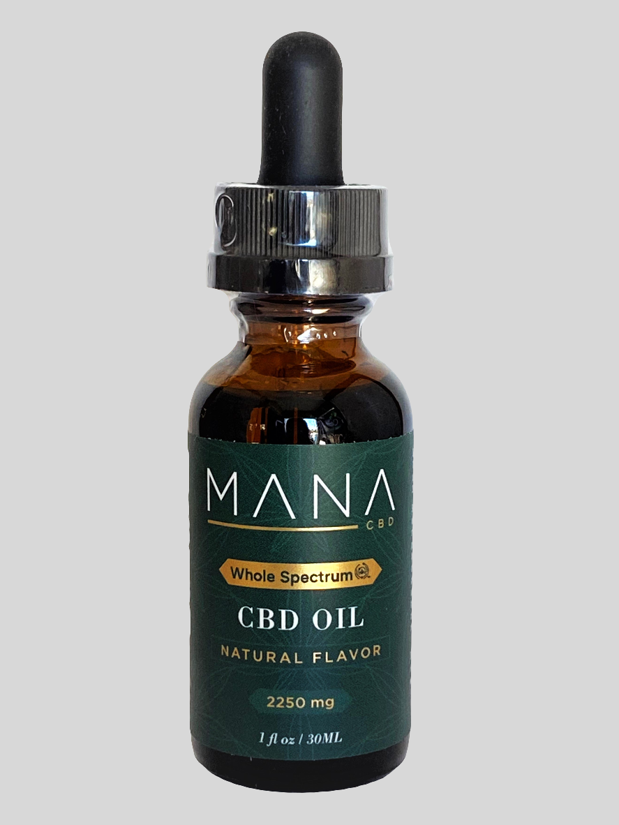 2,250 mg CBD Tincture - Whole Spectrum CBD