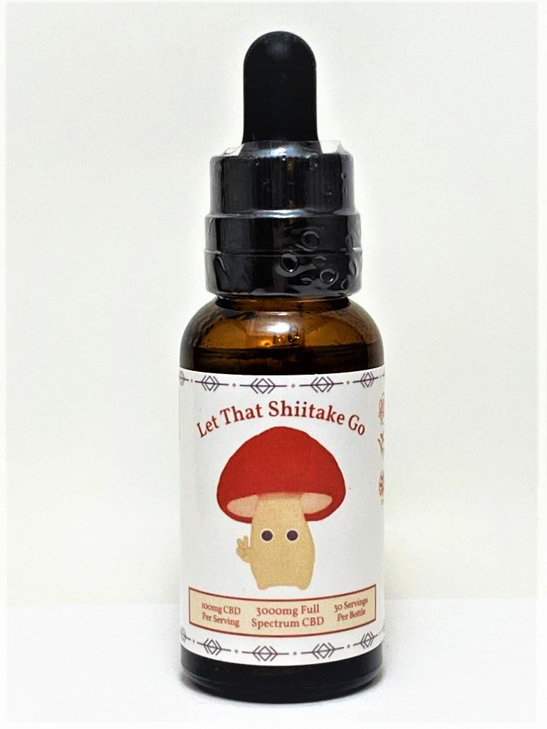 Let That Shiitake Go - 3,000 mg Organic Full Spectrum CBD & Mushroom Extract Tincture