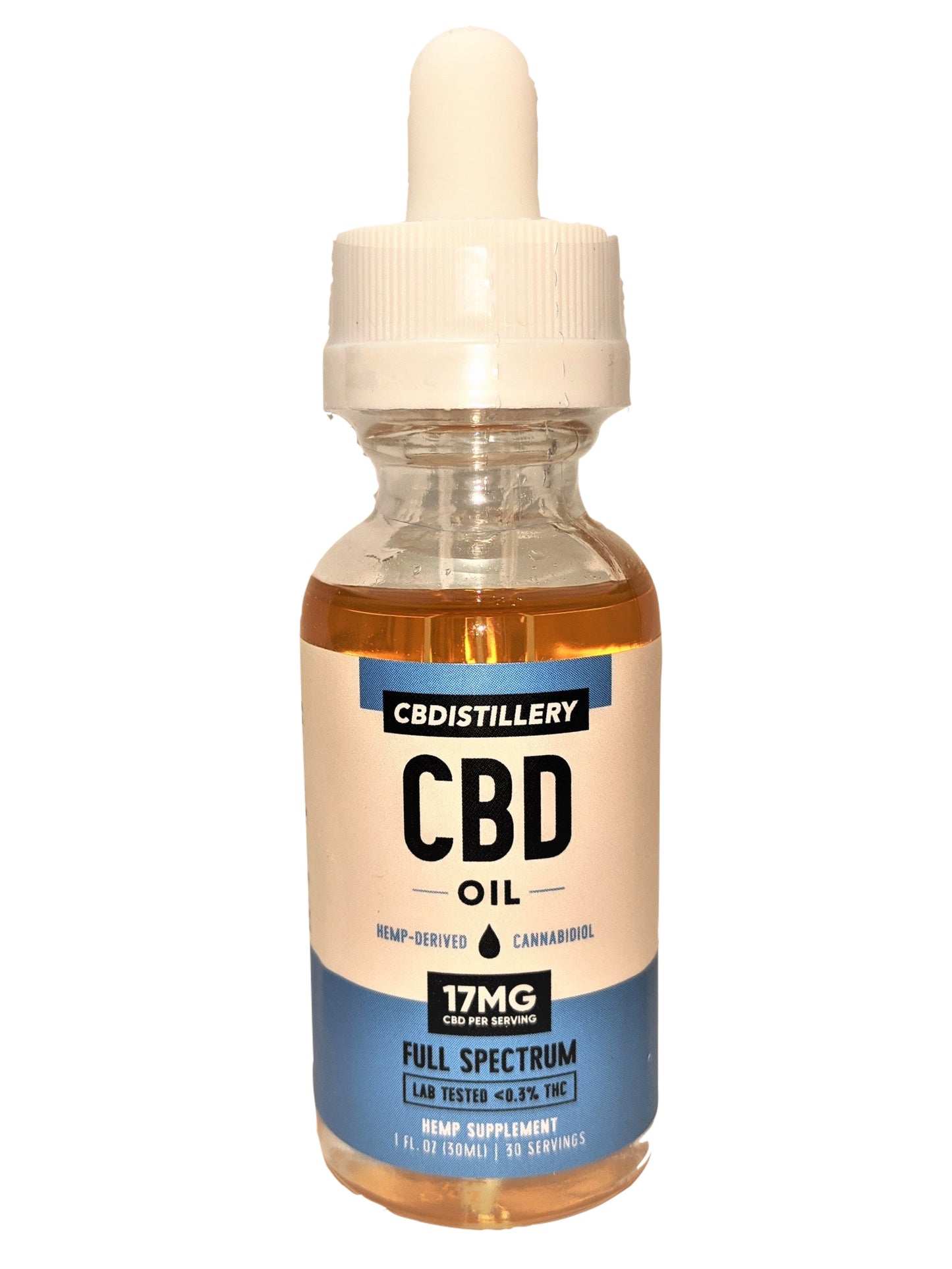 CBDistillery 500 mg Full Spectrum Oil - Natural Flavor - CBD Central