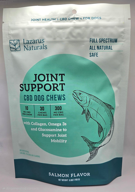 Lazarus Naturals - Joint Support- 10 mg CBD Dog Chews - 30 ct - CBD Central
