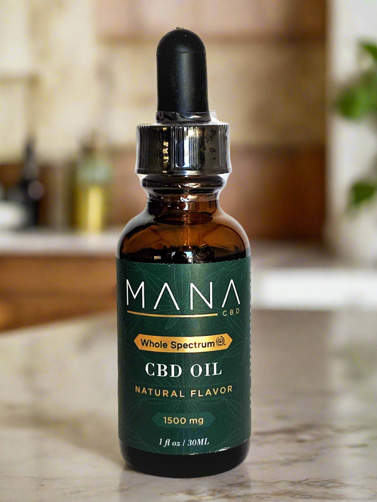 1,500 mg CBD Tincture - Whole Spectrum CBD