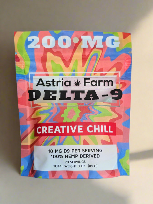 Astria Farm - Creative Chill - 200 mg Delta-9 THC Gummies - 20 ct