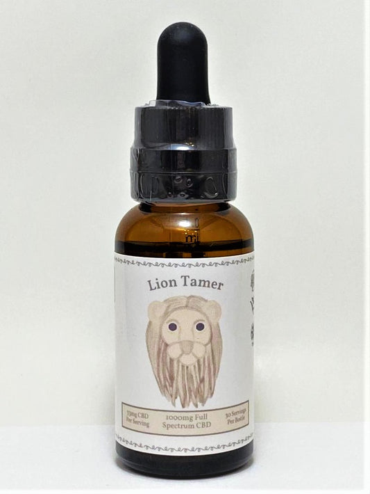 Lion Tamer - 1,000 mg Organic Full Spectrum CBD & Mushroom Extract Tincture