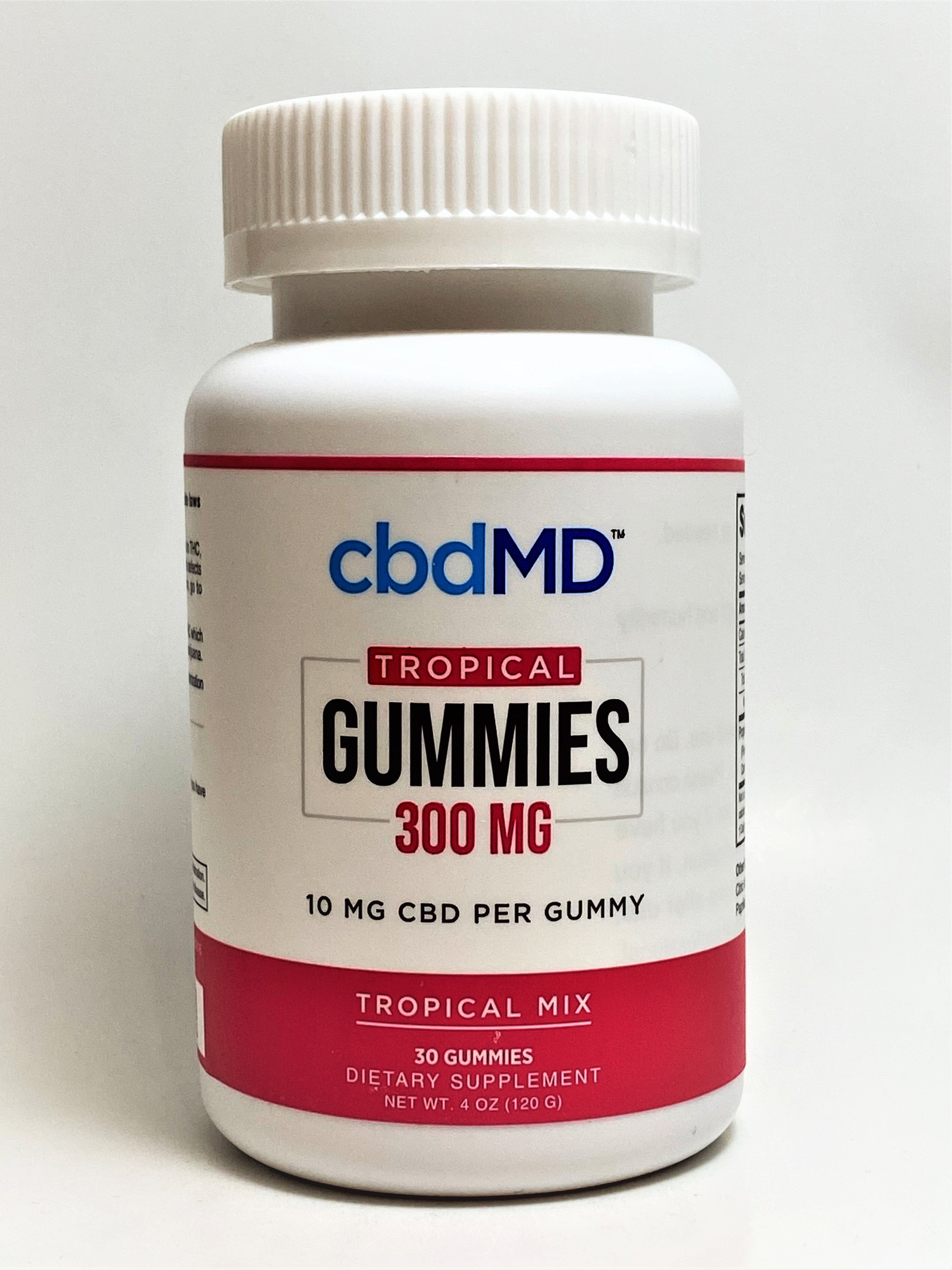 Gummies 300 mg - Orange, Strawberry, Tropical, and Raspberry Flavors - CBD Central