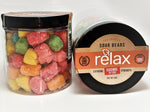 Broad Spectrum Relax 500 mg Sour Gummy Bears - CBD Central