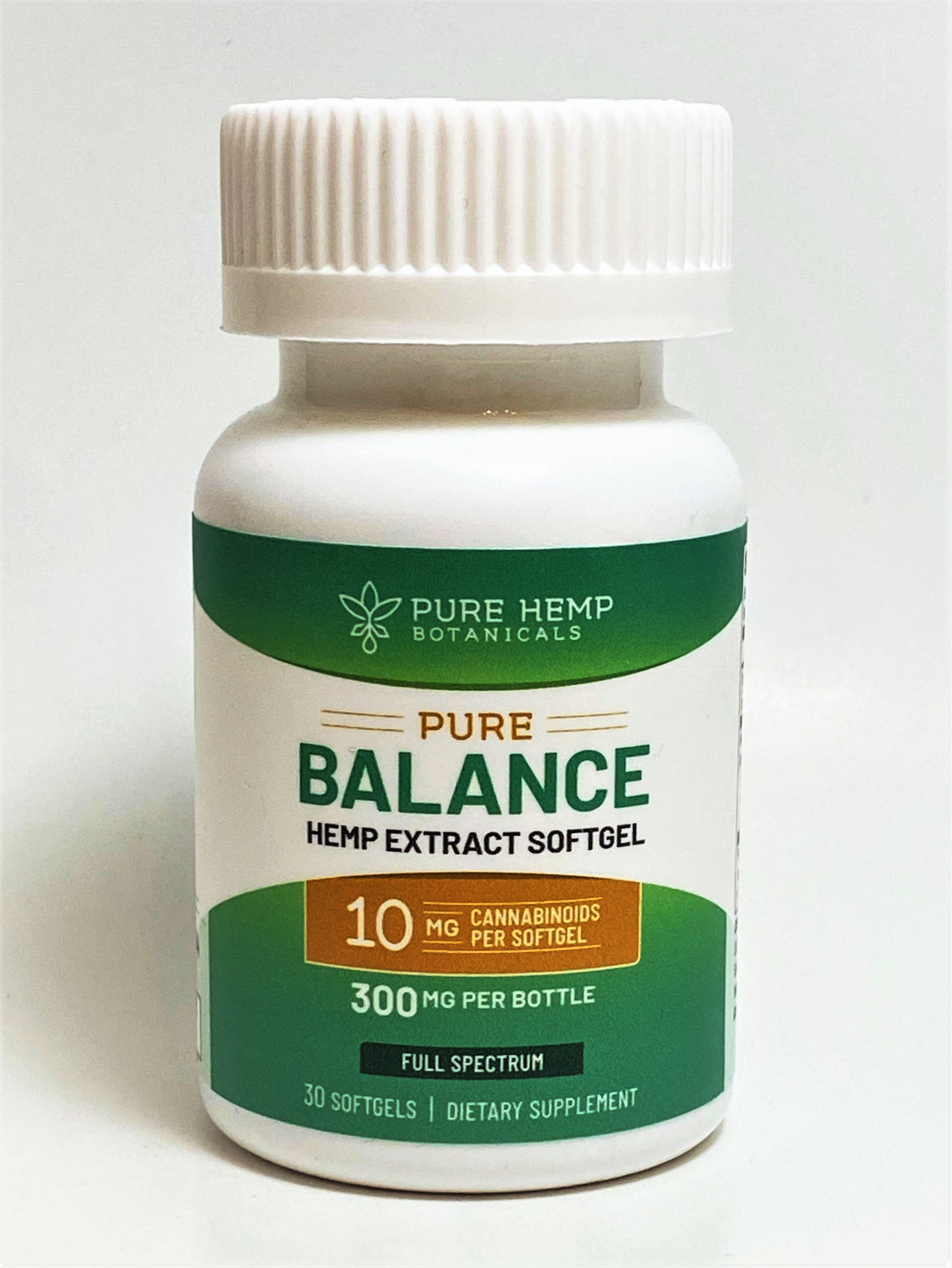 Pure Hemp Botanicals 10 mg Full Spectrum Softgels, 30 ct (300 mg)