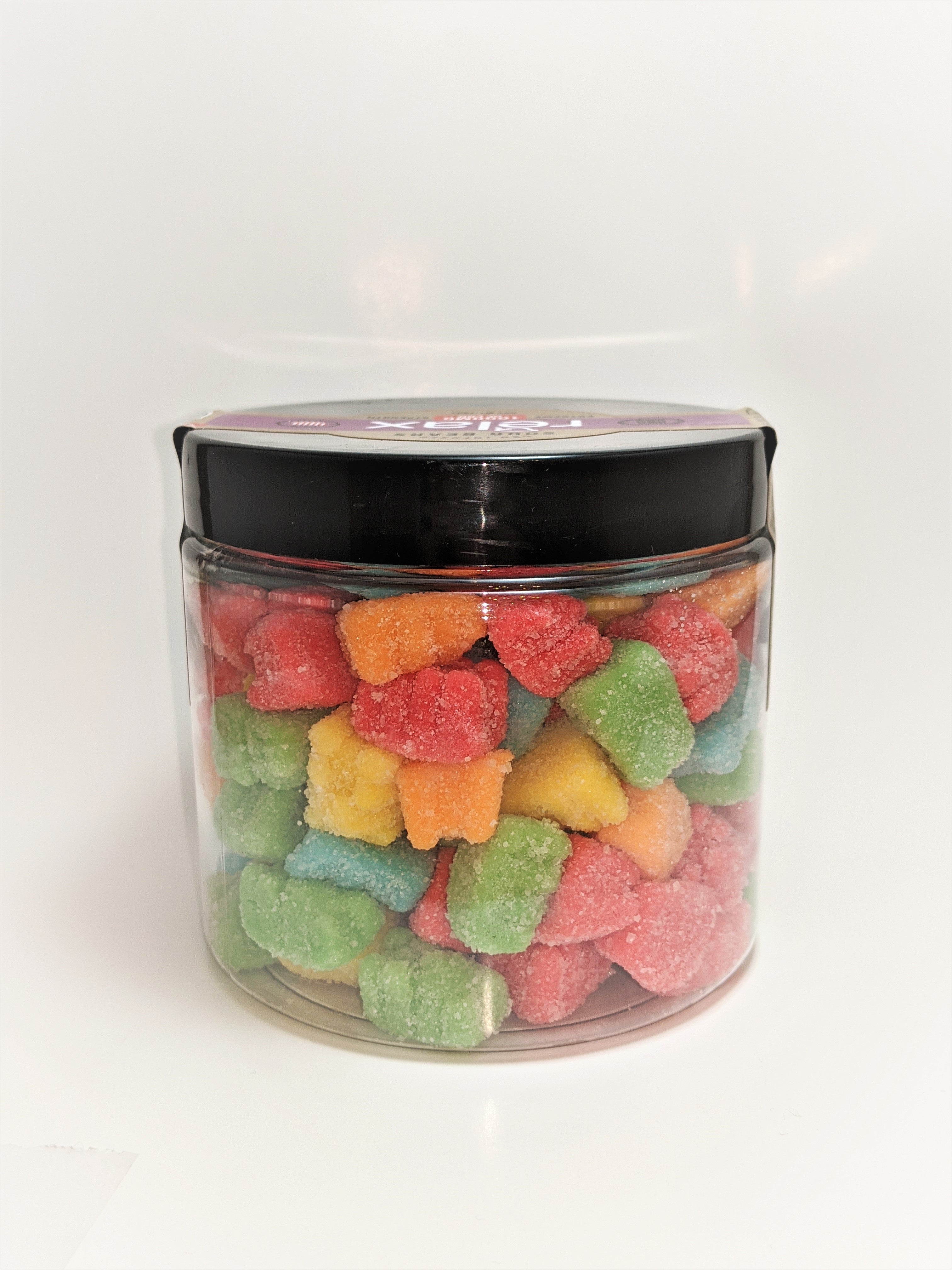 Broad Spectrum Relax 1000 mg Sour Gummy Bears - CBD Central