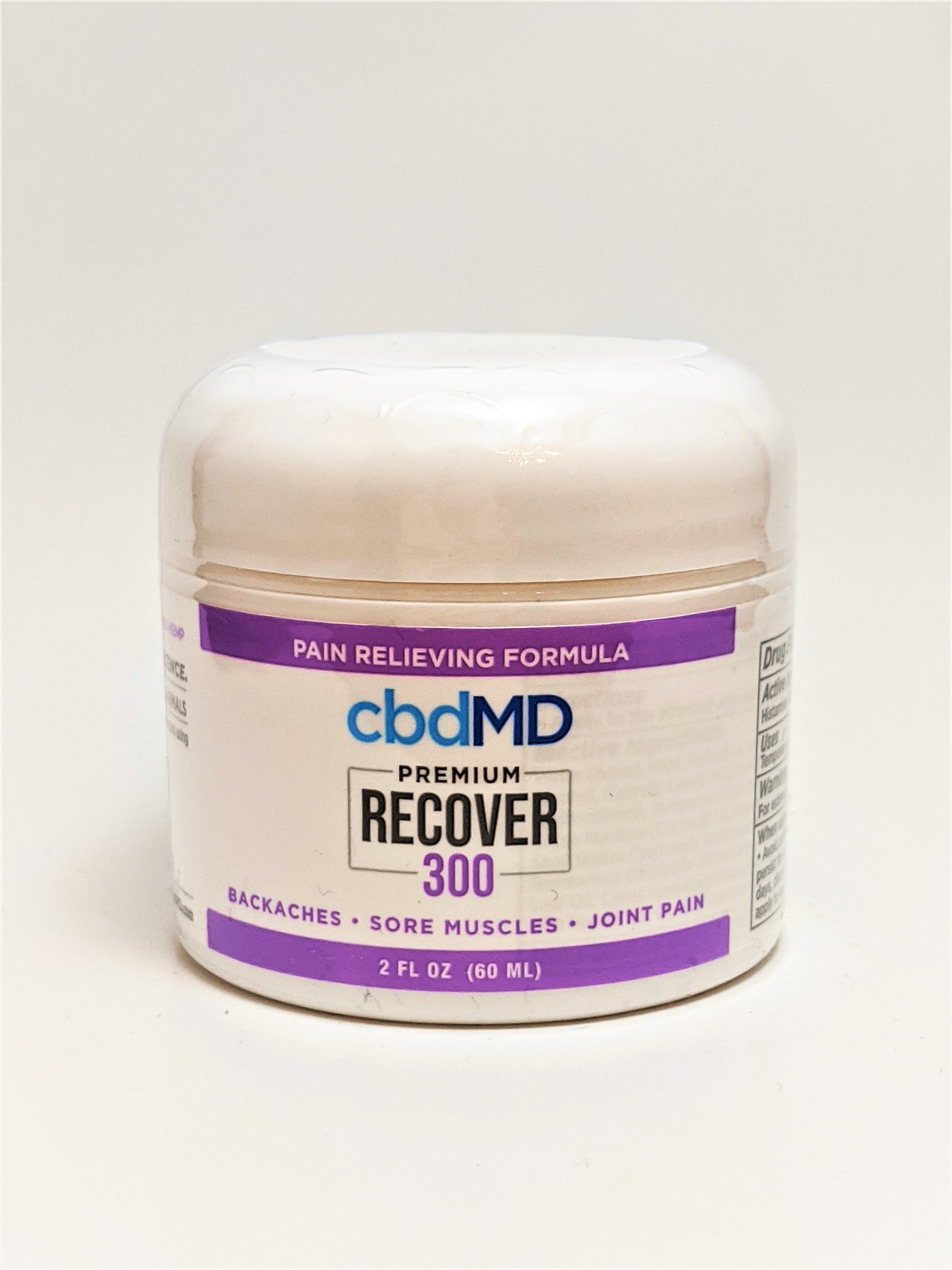 Recover Cream 300 mg (2 ounces) - CBD Central