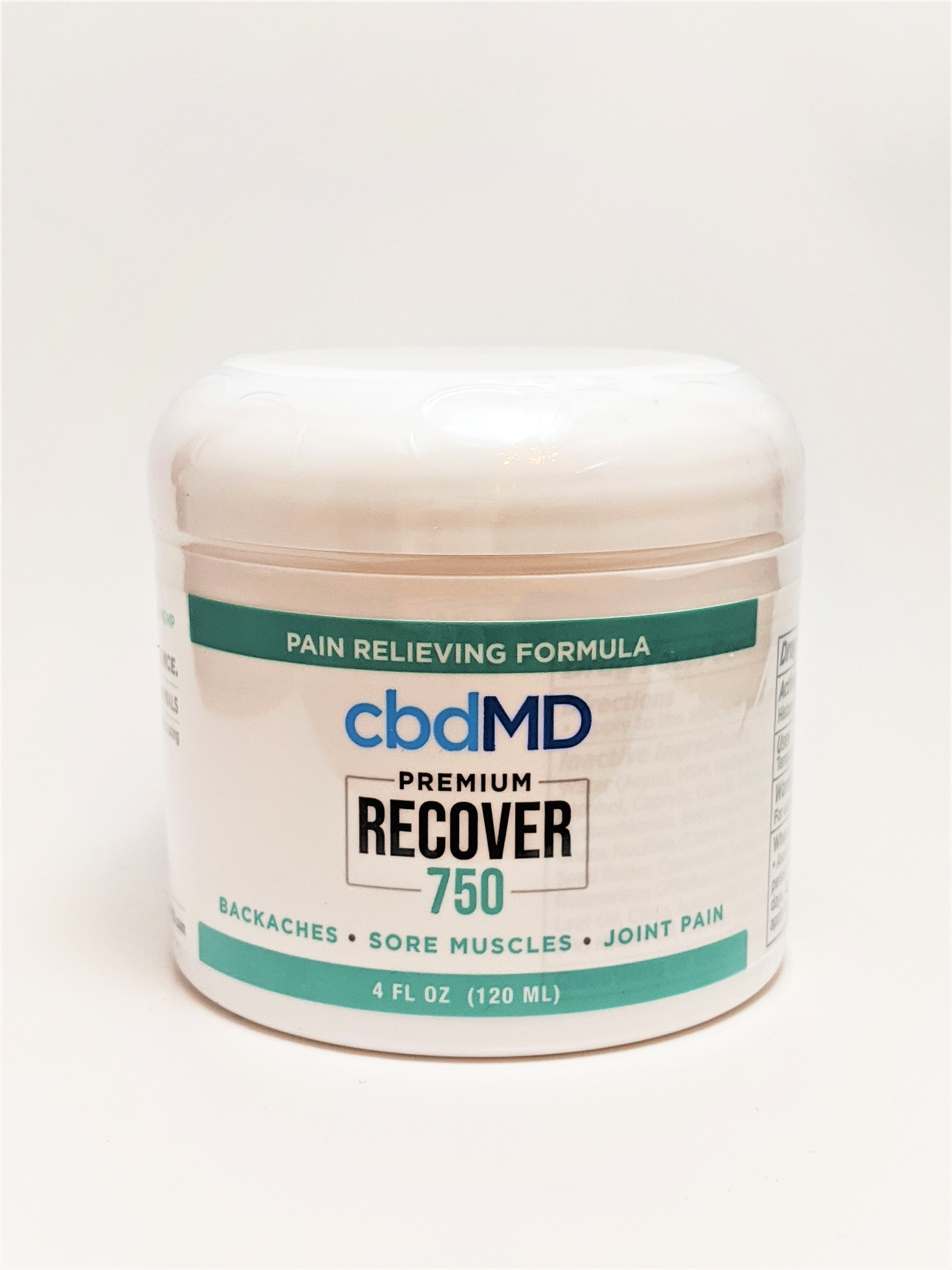Recover Cream 750 mg (4 ounces) - CBD Central