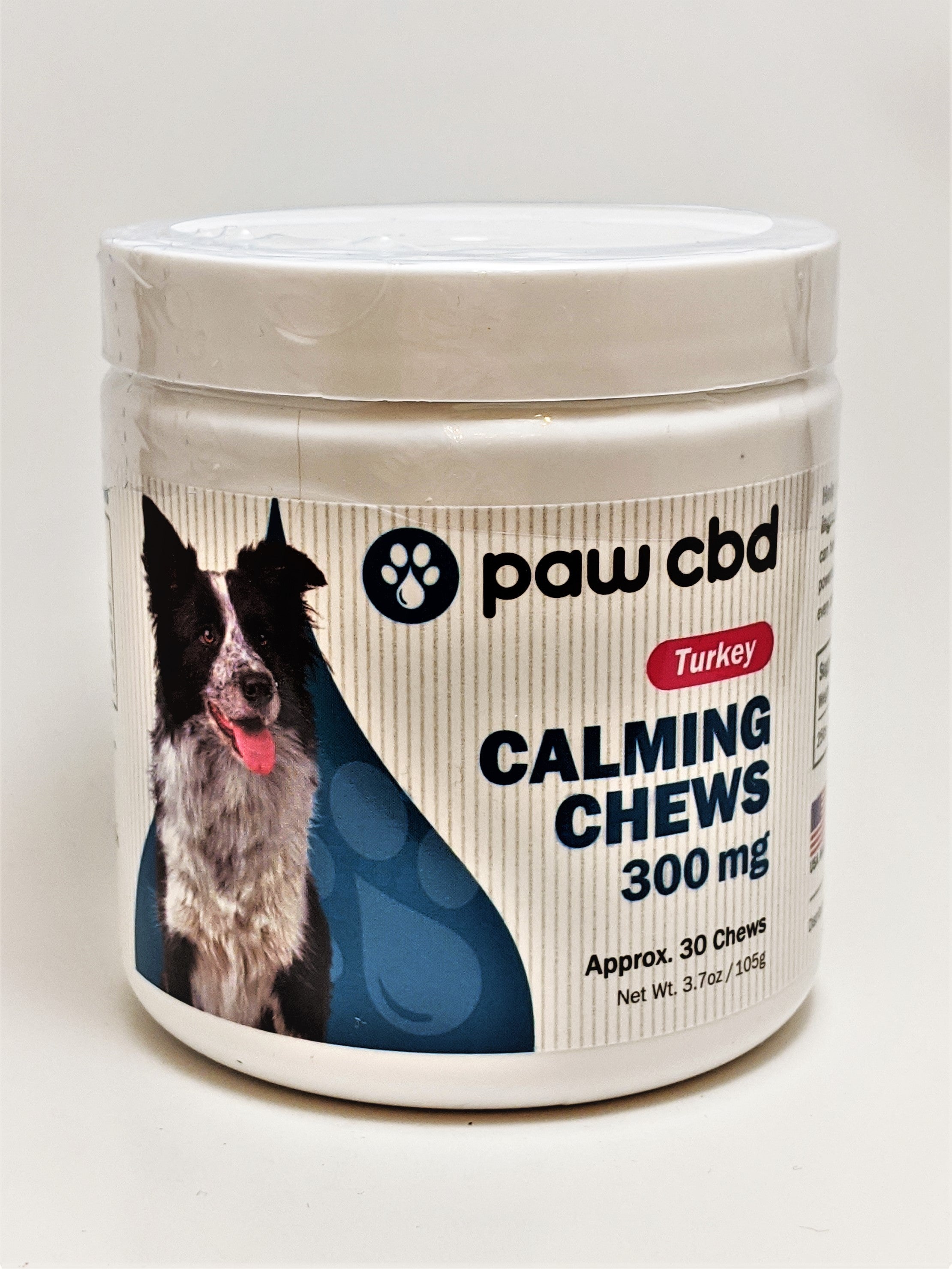 Calming Chews Dog Treats 300 mg (Turkey) - CBD Central