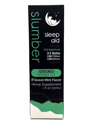 Slumber 3:1 CBD:CBN 1,000mg Full Spectrum Sleep Tincture