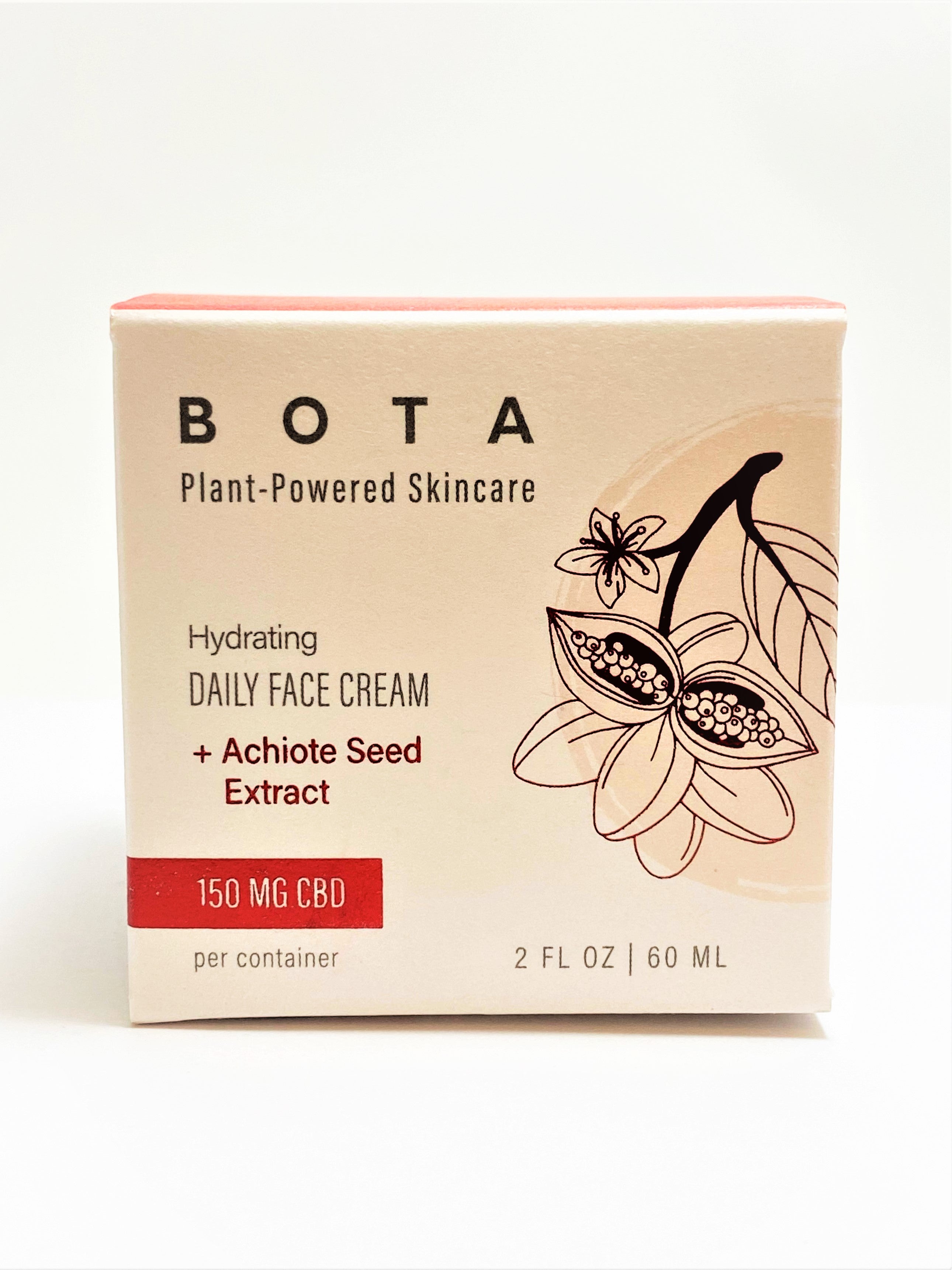 Bota Daily Face Cream Achiote Seed Extract 150 mg CBD