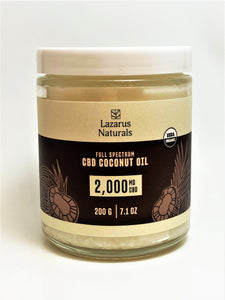 Lazarus 2,000 mg CBD Coconut Oil